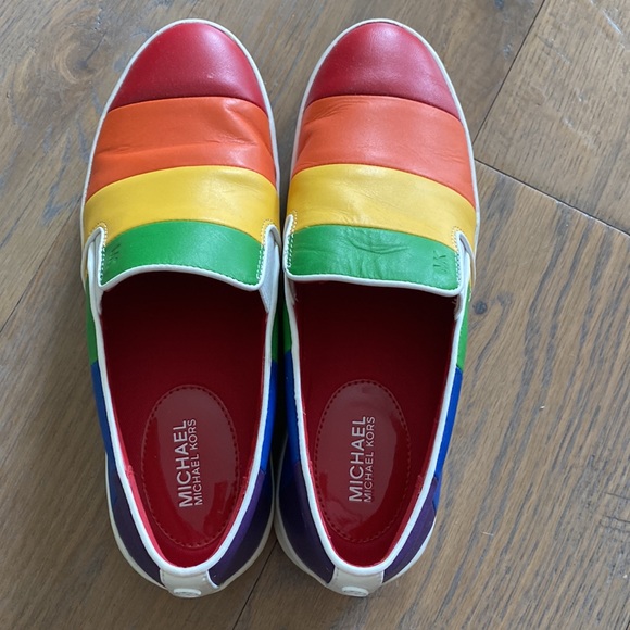 MICHAEL KORS Rainbow Sneakers 🌈 - Picture 4 of 7